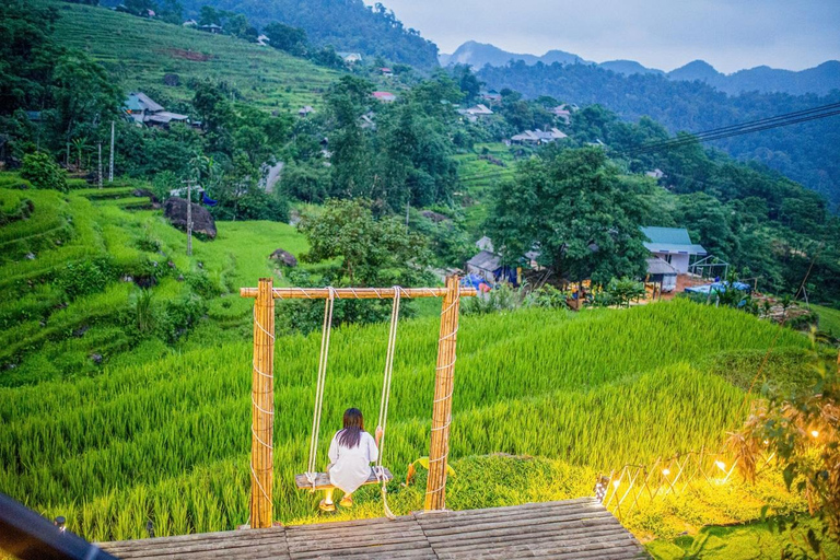 Hanoi: 2-Day Pu Luong Trekking & Resort balcony room Option 1: Balcony Mountain View Room at Resort