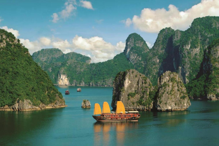 From Hanoi: Ha Long Bay Private Charter VIP Cruise| Luxury Sharing Transfer + Premium Day Cruise (Non-Charter)