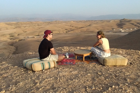 Marrakech: Deserto de Agafay, passeio de camelo e jantar berbere