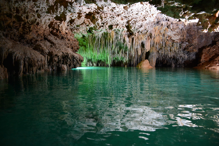 Z Cancún lub Riviera Maya: Cobá i Río Secreto – wycieczka 1-dniowaWycieczka do Coba i Río Secreto z Cancún