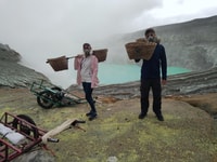 Kawah Ijenハイライト - 青い火がありません - Hizvo