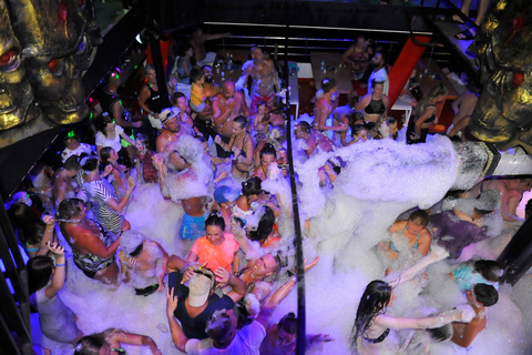 Alanya: Sunset Pirate Boat Tour with Dinner & Foam Party All-Inclusive: Dinner & Unlimited Drinks (Transfer Included)