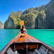 Phi Phi: 7 Island Longtail Boat Snorkeling Tour with Sunset