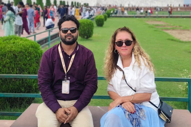 From Delhi Taj Mahal & full Day Agra Tour with 5 star lunch Ac Private Car + Tour Guide.