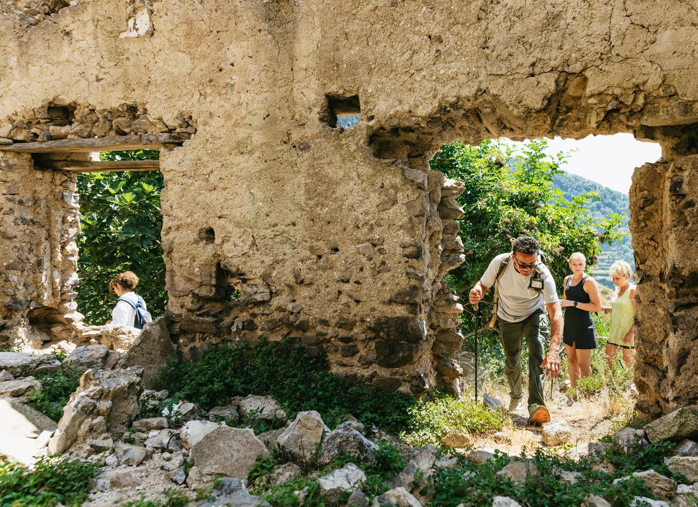 Fra Sorrento: Guidet vandretur på gudernes sti med transport