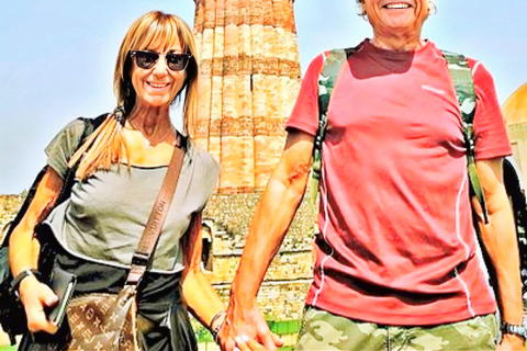 Tour de día completo por lo mejor de Delhi: cultura, comida y monumentosTour guiado en grupo de un día completo