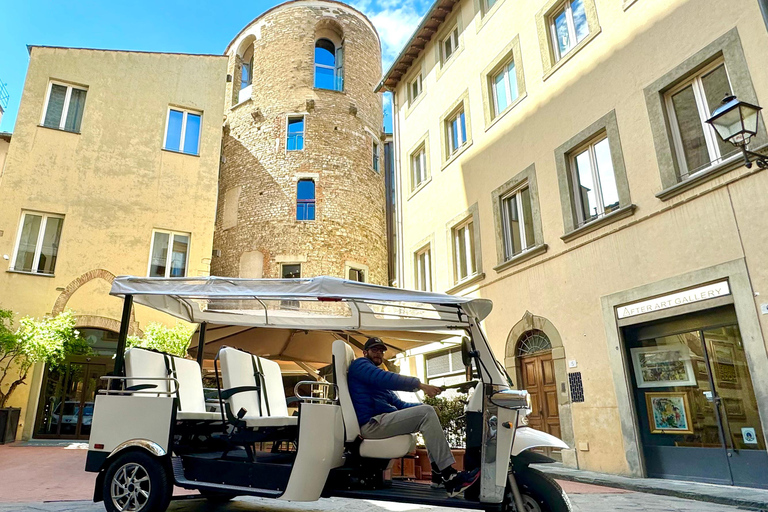 Florence: Elektrische Tuk-Tuk of Golfkar Stadsrondleiding