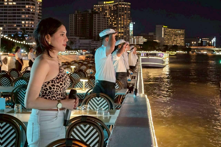 Bangkok: Noah 6 Stars Luxury Chaophraya River Dinner Cruise Departure From Iconsiam at 19:45h