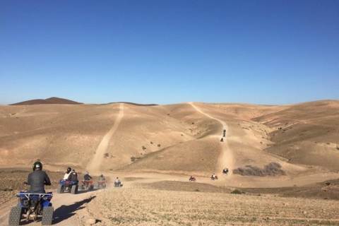 Spannend avontuur: 2 uur quadrijden in de Agafay-woestijn