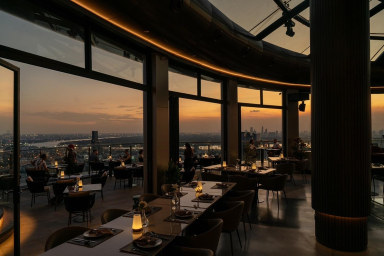 Bangkok: Cielo Sky Bar & Restaurant Rooftop Sharing Set for 2 People