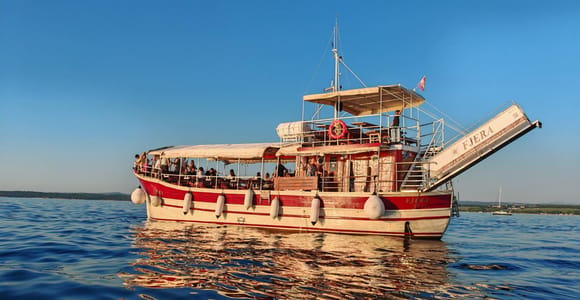 Poreč: Delfin-Bootstour mit inbegriffenen Getränken