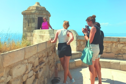 Alicante: Tour privado del Castillo de Santa BárbaraAlicante: Tour Privado en E-Bike por el Castillo, el Casco Antiguo y las Iglesias