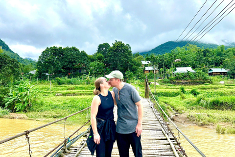 From Hanoi: 3-Day Ninh Binh & Pu Luong Nature Adventure Option 2: Deluxe Hotel & Deluxe Resort with Mountain View