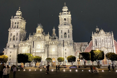 Mexico : Visite en bus nocturneVisite du Zócalo