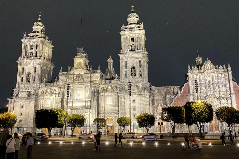 Mexico : Visite en bus nocturneVisite du Zócalo