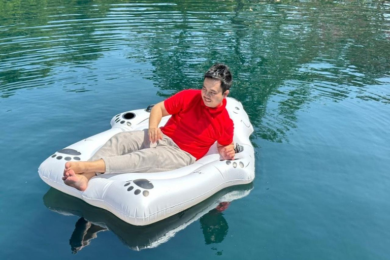 Khao Lak: Bamboe raften, olifanten voeren &amp; waterpark tour