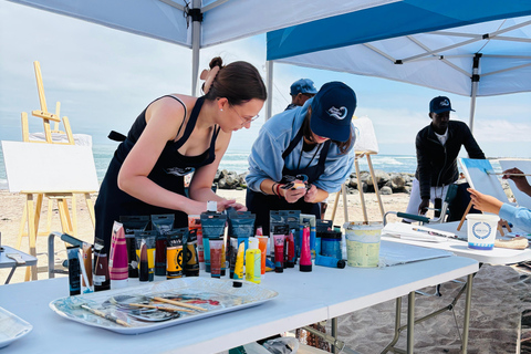 Swakopmund: Beach Painting Session with Artist Guide