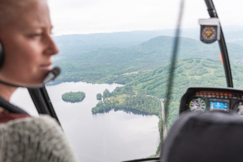 Mont Tremblant: helikoptertour met optionele tussenstopVlucht van 10 minuten