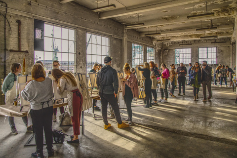 Neonfarben und Wein in WarschauNeonfarbe und Wein in Warschau