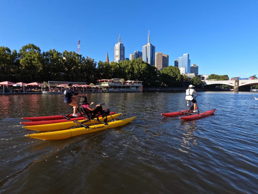 Yarra River Melbourne Waterbike Tour Getyourguide