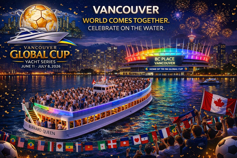 Vancouver Cup: Yacht Party (Day, Sunset & Night Cruises)