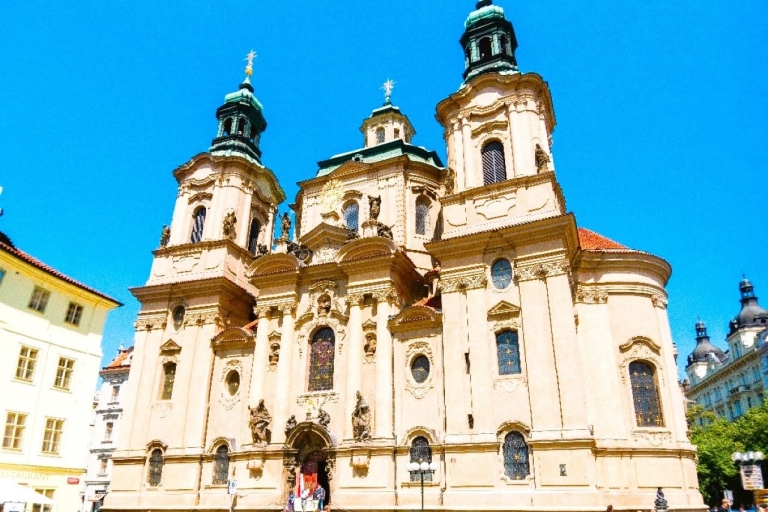 Praga: bilet wstępu na astronomiczną wieżę zegarową i audioprzewodnikBilet na wieżę zegarową astronomiczną w Pradze i audioprzewodnik