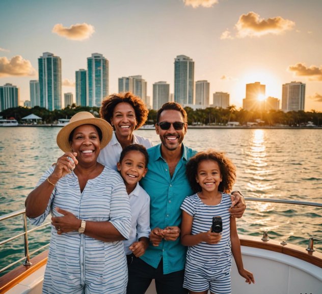 Miami: Icónicas mansiones de famosos y tour en barco por la Bahía de Biscayne