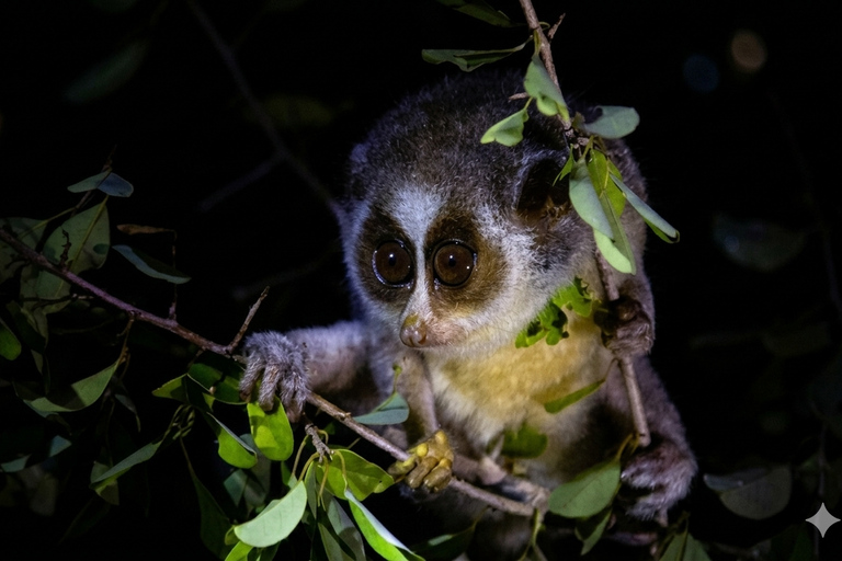 Sigiriya: Private Night Safari with Wildlife Watching