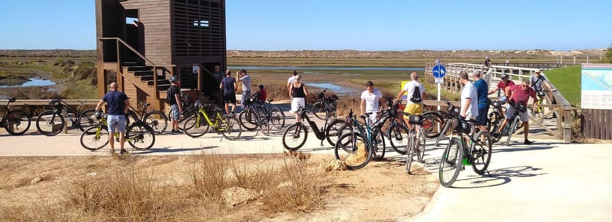 Ria Formosa : visite guidée à vélo (3h), Início na Quinta do Lago