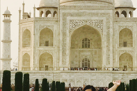 Från Delhi: - Tajmahal och Agra fort Tour med lunch