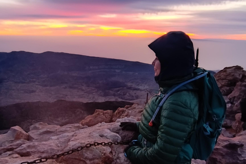 Hiking Summit of Teide by night for a sunrise and a Shadow Climbing Summit of Teide by night for a sunrise and a Shadow