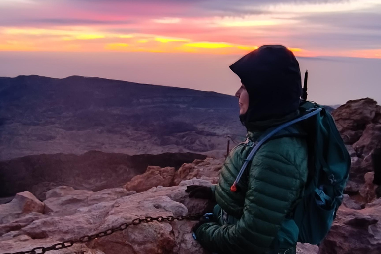 Hiking Summit of Teide by night for a sunrise and a Shadow Climbing Summit of Teide by night for a sunrise and a Shadow