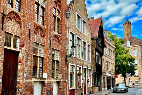 Bruges History Taxi - drive & walk tour (Choose pick up)