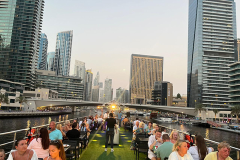 Dubai Marina Dinner Cruise with Buffet & Live Entertainment