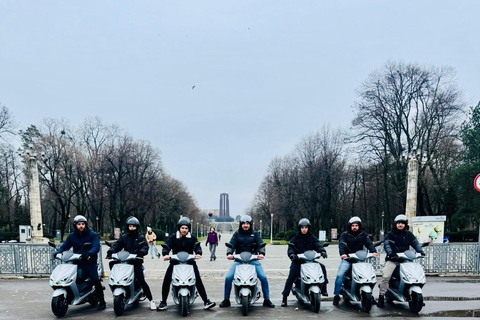 Bucharest Full Tour on Motor Scooter (No License Required)