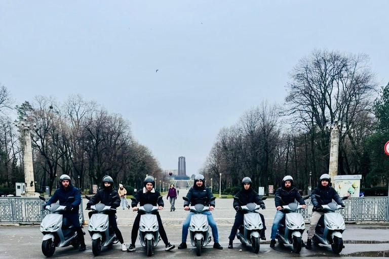Bucharest Full Tour on Motor Scooter (No License Required)