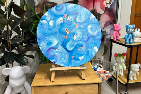 Alicante: Kunsttherapie-Workshop „Wein &amp; Malen”Alicante: Kunsttherapie-Workshop „Wein &amp; Malen“