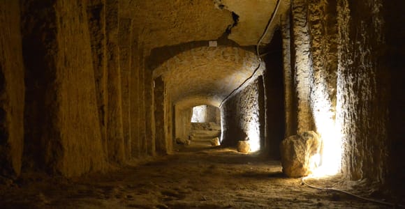 Underground Agrigento: Tour of the Hypogeum of the Bishopric and Rock Workshop