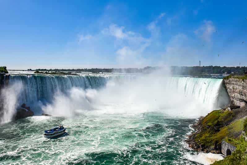 Niagara Falls, Canada: First Boat Cruise & Behind Falls Tour | GetYourGuide