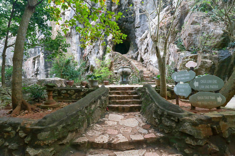 From Da Nang: Marble Mountain- Hoi An Trip -Basket Boat Ride From Da Nang: Private Car & Basket Boat (Without Tour Guide)