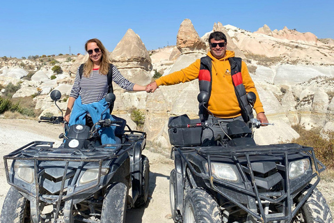 Cappadocië: tours bij zonsopgang en zonsondergang per ATVCappadocië: begeleide ATV-trailtour door landschap en lokale geschiedenis