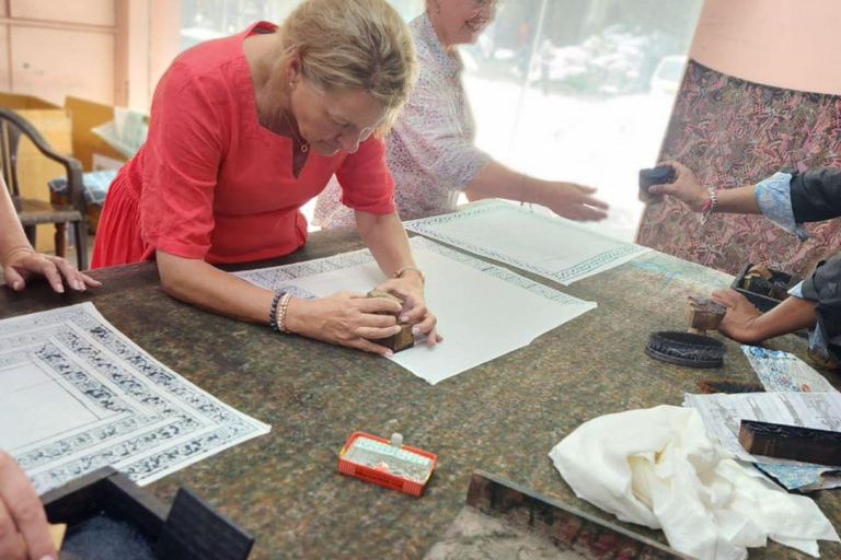 Jaipur: Block Printing Workshop In the Heart of City Center