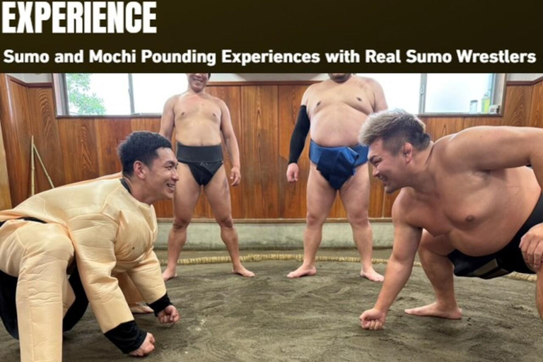 Tokyo: Sumo Show with Chanko Nabe and Mochi Making