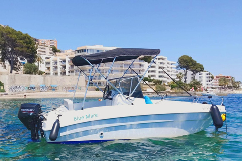 Santa Ponsa: Boat Rental No Licence Required- Captain Jack 2 4hr Santa Ponsa: Boat Rental No Licence Required- CJ2