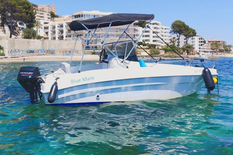 Santa Ponsa: Boat Rental No Licence Required- Captain Jack 2 4hr Santa Ponsa: Boat Rental No Licence Required- CJ2