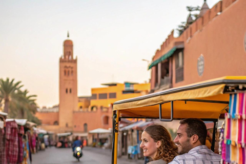 Tuk Tuk Marrakech Private Tour :Audio guide, Gift & Pastries 1 hours Tuk Tuk Tours