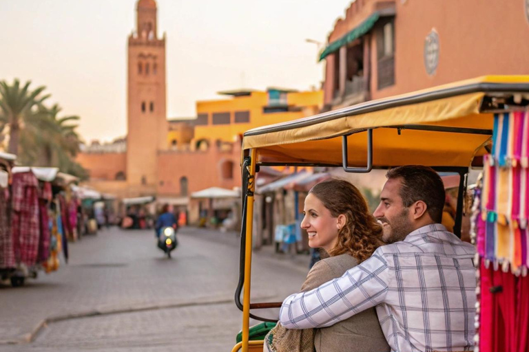 Tuk Tuk Marrakech Private Tour :Audio guide, Gift & Pastries 1 hours Tuk Tuk Tours