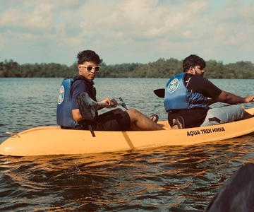 Hikkaduwa: tour guidato in kayak della laguna di Rathgama