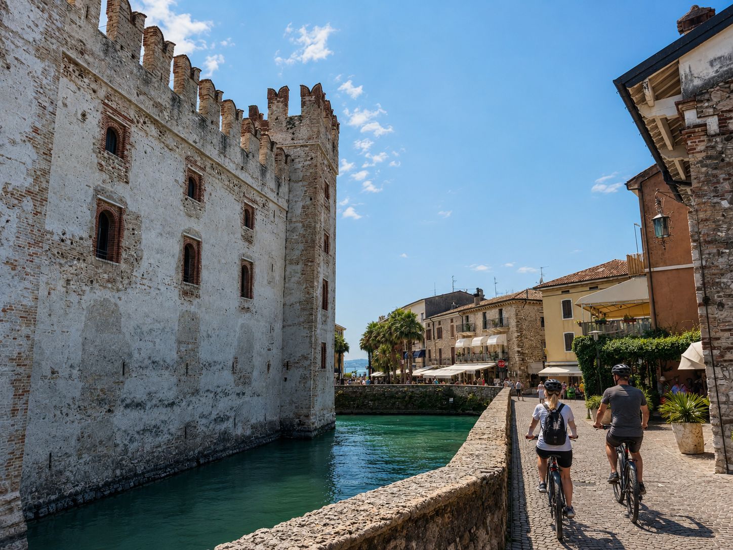 Peschiera del Garda: Virtuelle geführte Tour mit dem E-Bike nach Sirmione und Lazise