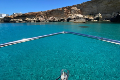 Journée complète de location de bateau privé à Malte et à Comino